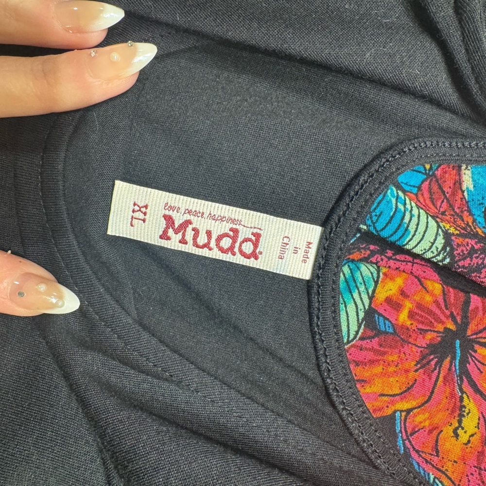 Mudd Black and Multicolor Floral Maxi Dress - Picture 4 of 4